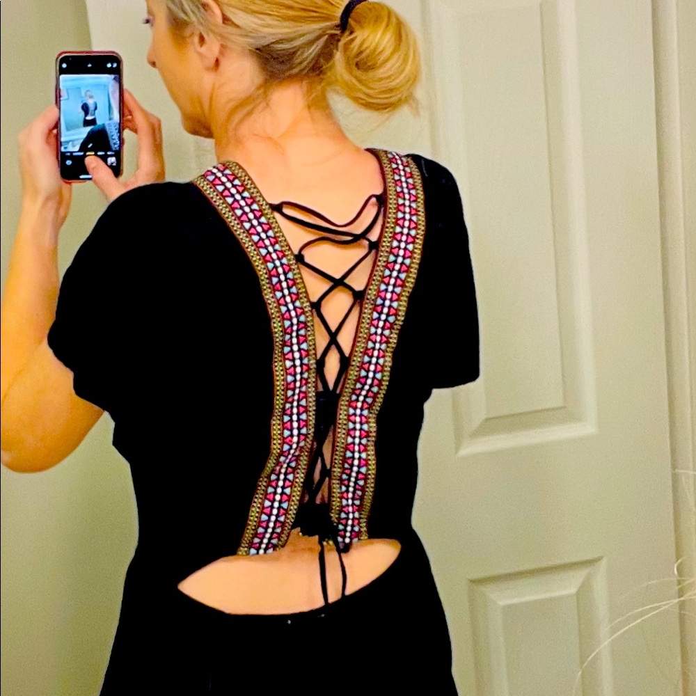 Boho Fiesta Embroidered Soft Jumpsuit/Romper